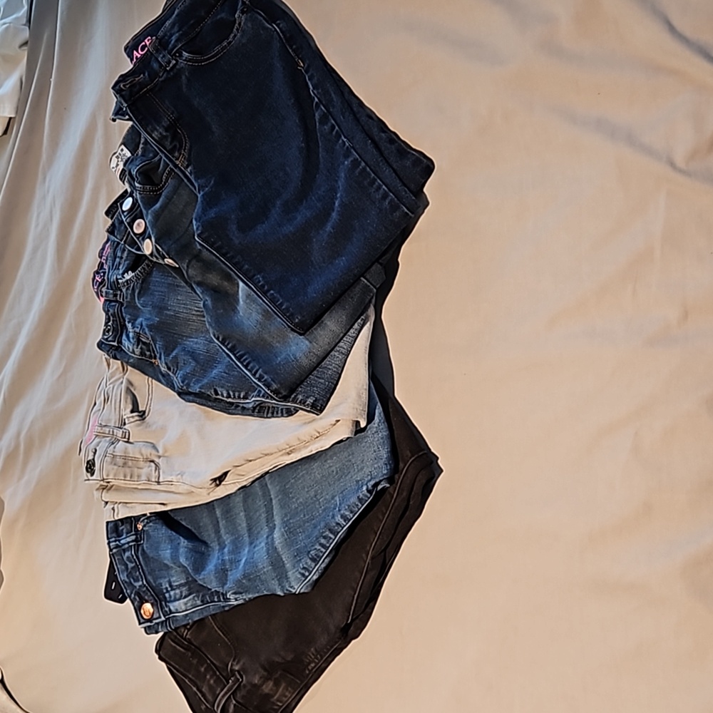 6pc bundle girls skinny jeans size 10